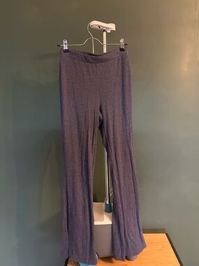 Old Navy Heather Navy Ribbed Sweatpants